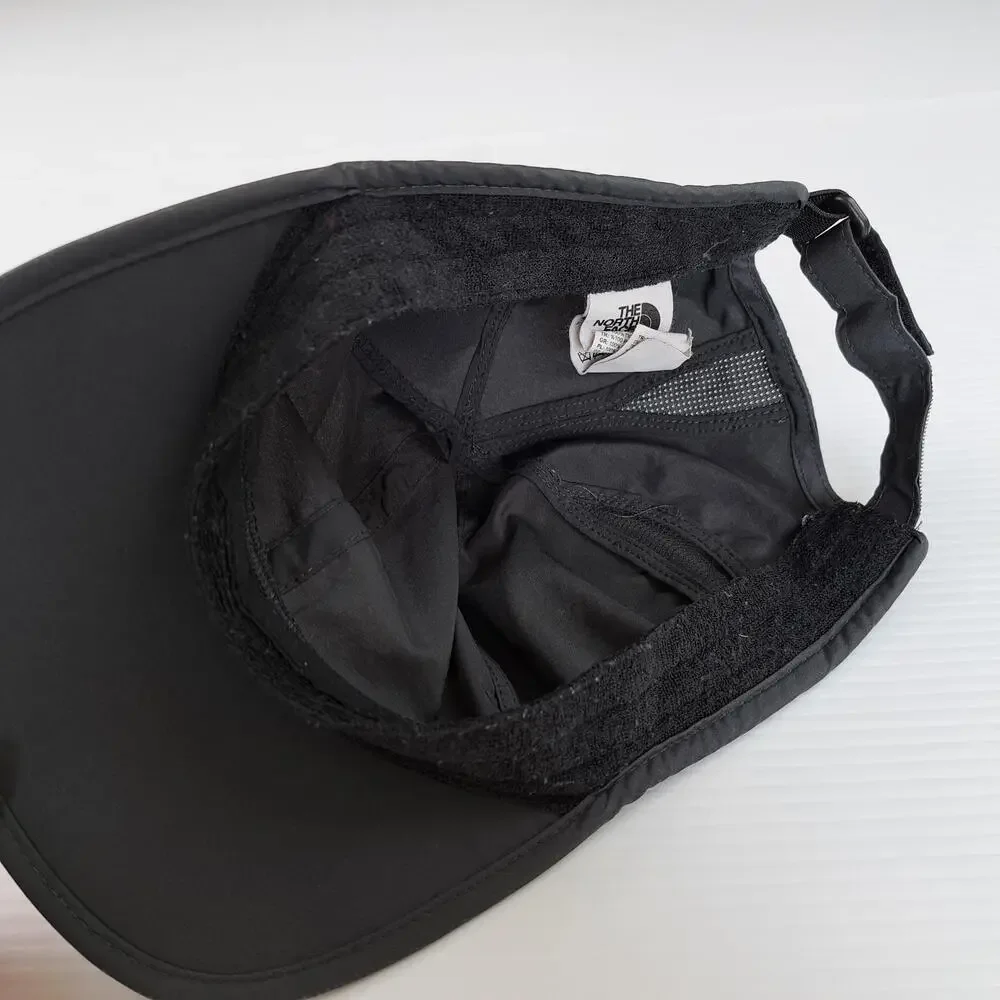 The North Face Hat Cap Men Medium Black Baseball Adjustable Trail Hiking Outdoor